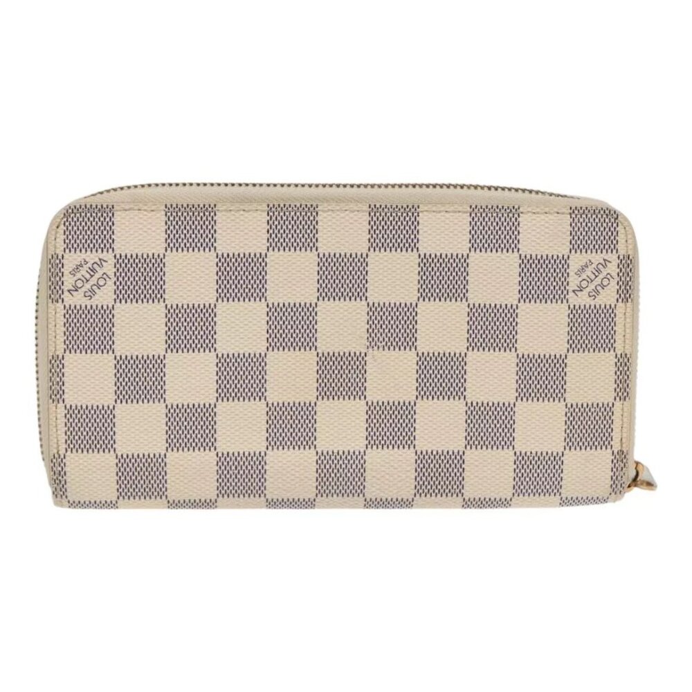 LOUIS VUITTON Damier Azur Zippy Wallet Long Wallet